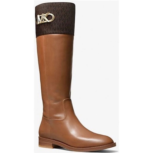 😍Michael Kors Parker Logo And Leather Tall Riding
Boots - Picture 4 of 7
